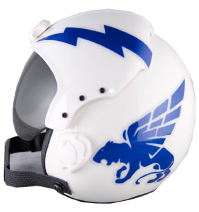 blue angles mini flight helmet